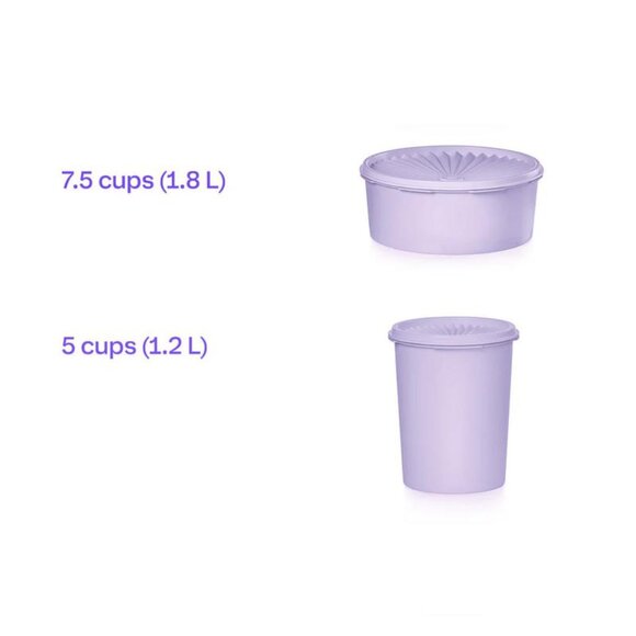 Tupperware Decorator Canister Set - BNIP - SOLD OUT Online! - Picture 7 of 8